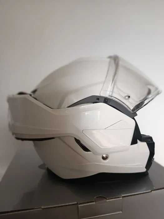Casca HJC I100 Solid pearl white flip-back