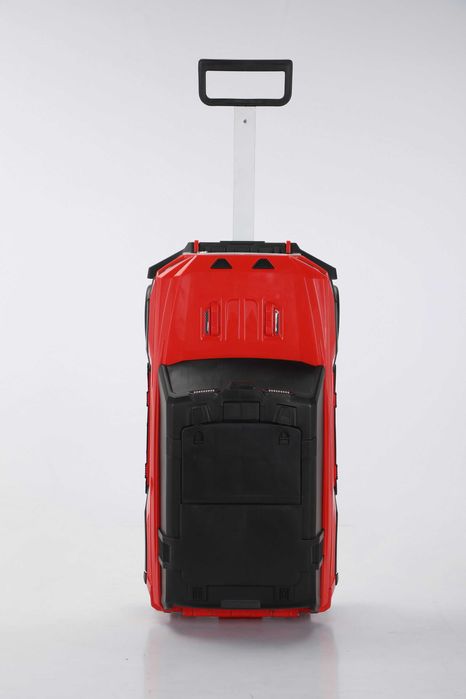 Valiza tip masinuta, Kinderauto SPEED, multifunctionala 2 in 1 #red