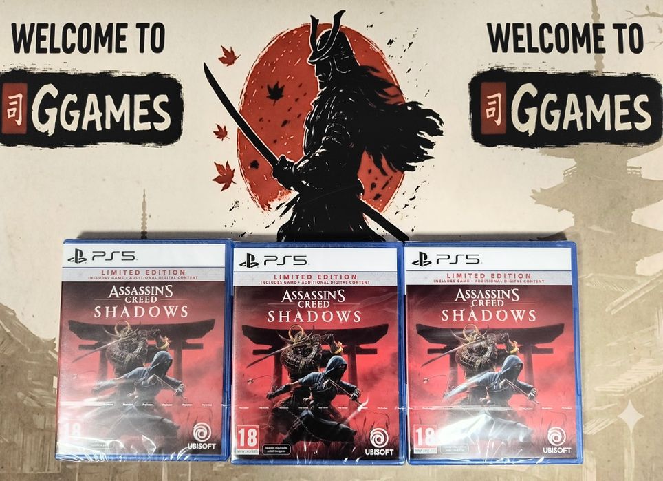 Assassins Creed Shadows limited edition PS5 Playstation 5