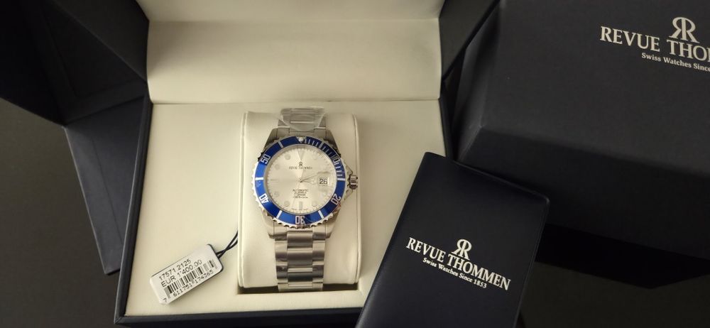 Нов швейцарски автоматичен часовник Revue Thommen Diver Automatic
