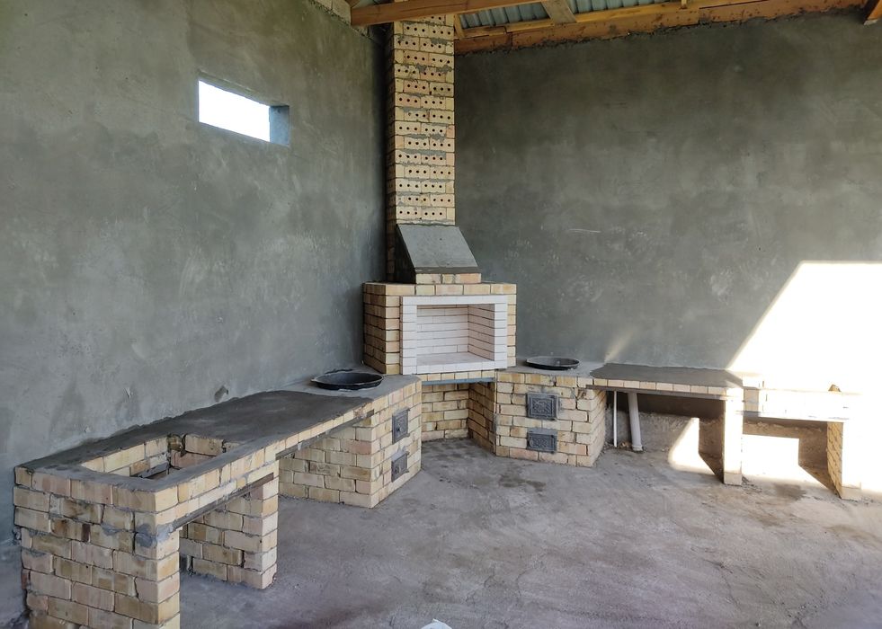 Учок козон, барбикю, камин, уй печкаси, каптильная ёзги ошхона курамиз