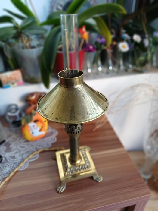 Accesoriu decorațiune lumina alama vintage colectie Franța 1970