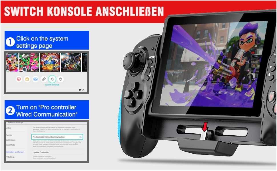 Професионален контролер за геймпад Nintendo Switch Switch Joy Pad
