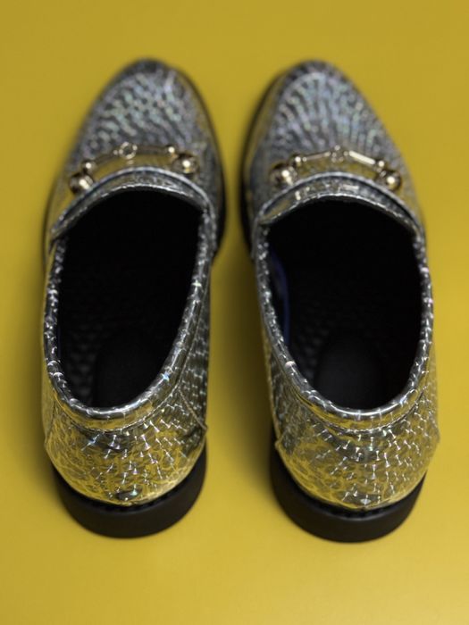 LuxuryShoes White Pearl Loafers | Elegant Edition