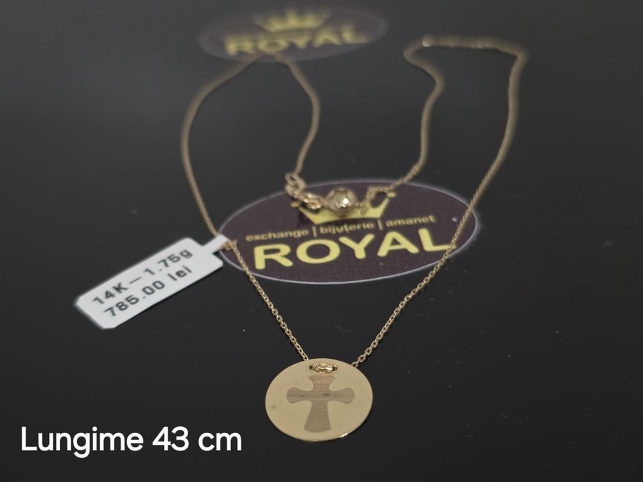 Bijuteria Royal: Lant aur 14k/1.75 gr