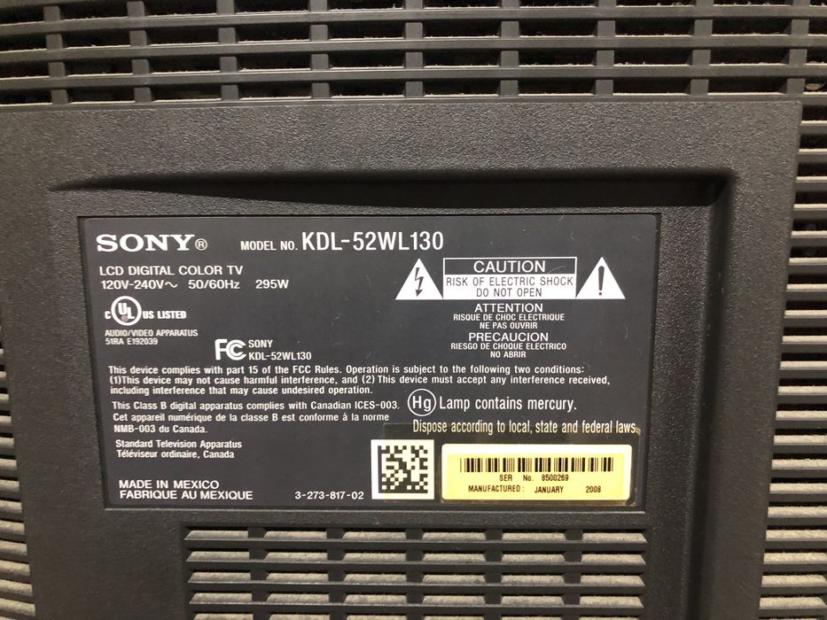 Продаю телевизор SONY