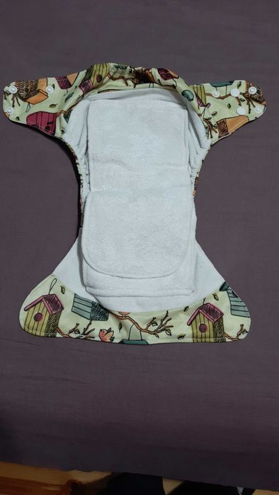 Пелени за многократна употреба 3 броя + 3 броя вложки