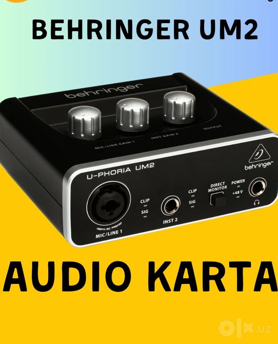 Аудио карта BEHRINGER UM2