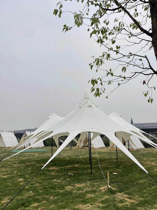 Cort de evenimente, stretch, pergola de 155 mp, material oxford.