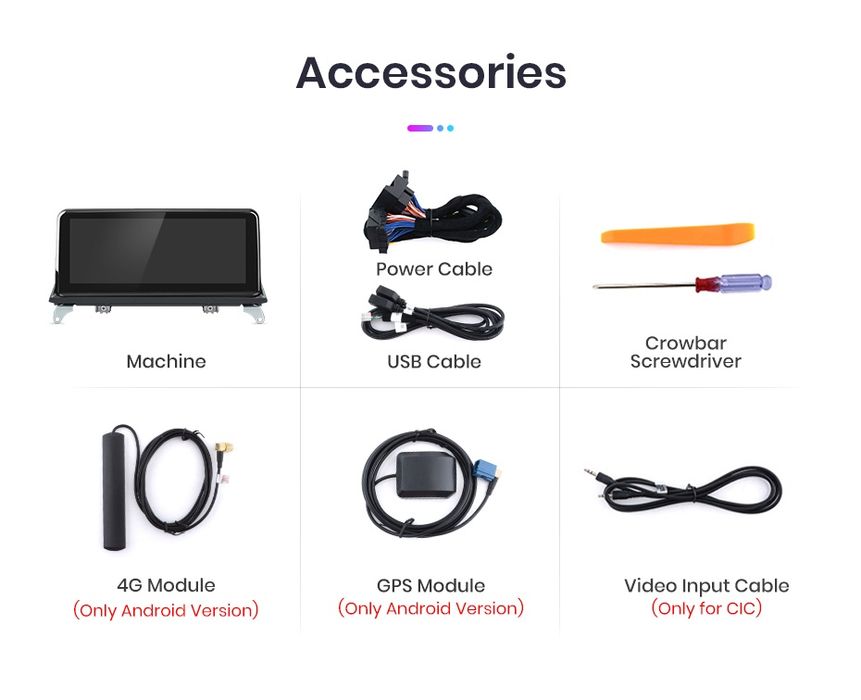 Navigatie Android dedicata BMW X5 E70/ X6 E71 CCC, CIC (2007-2014)