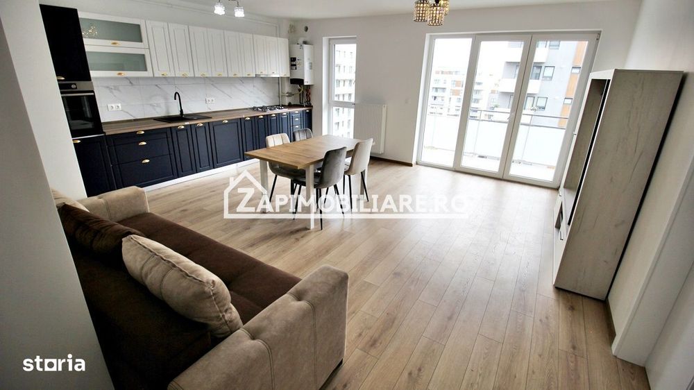 Apartament 2 camere,bloc nou,56mp.1 parcare privată 1pivnită