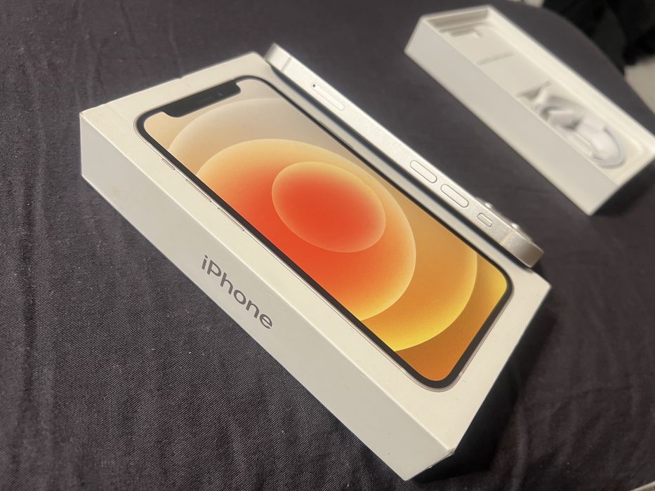 Iphone 12 mini 128 gb бял white 82% батерия