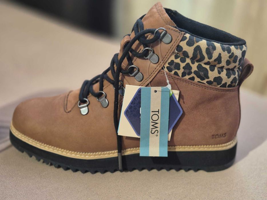Нови дамски боти TOMS № 39 – естествена кожа, кафяви