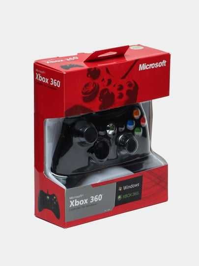 O'yini uchun simli joystik kompyuter va X-Box 360 uchun