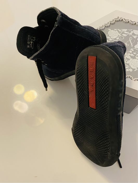 Ghete din piele intoarsa - baieti, marimea 26