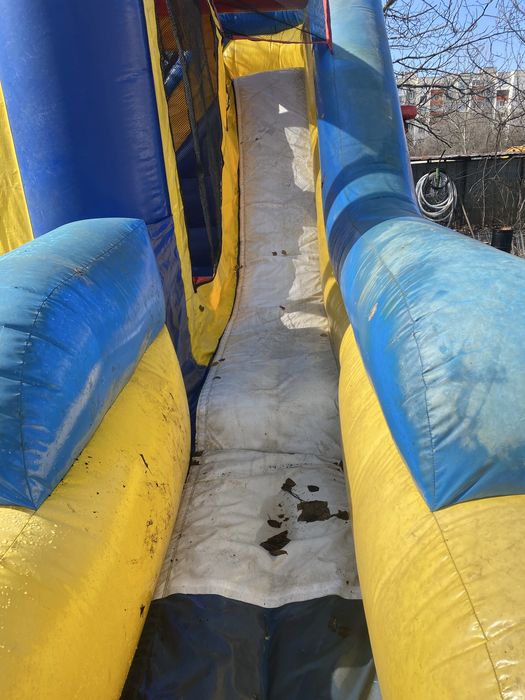 Надуваем Батут Пързалка 6 на 6 метра