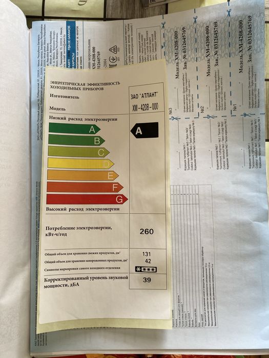 Холодильник Атлант ХМ 4208 Компактный