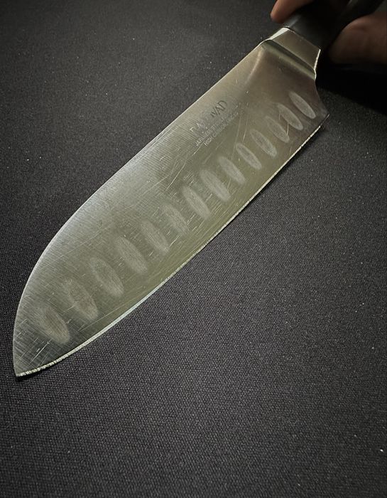 Set 2 Cuțite RAADVAD – Chef + Santoku – 53 HRC