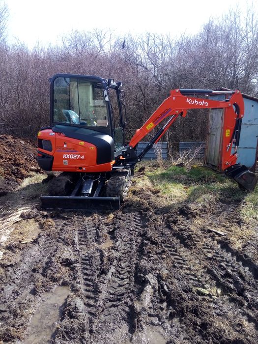 Услуги с мини багер и самосвал
