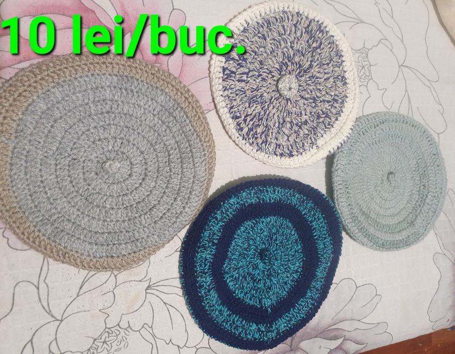 Berete lana crosetate manual/Nou