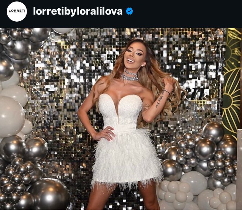 Lorreti черна рокля НОВА С ЕТИКЕТ