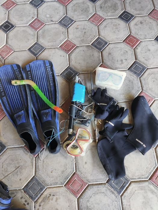 Рыбалка подводная, снаряжение