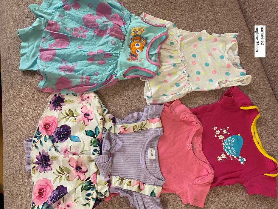 Lot body bebe copii marime 62 0-3 luni carter's Next C&A