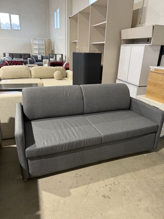 Canapea extensibilă 3 locuri cu saltea – 186 cm – sistem tip pat