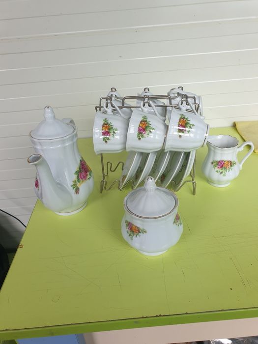 Set cești cafea și ceainic