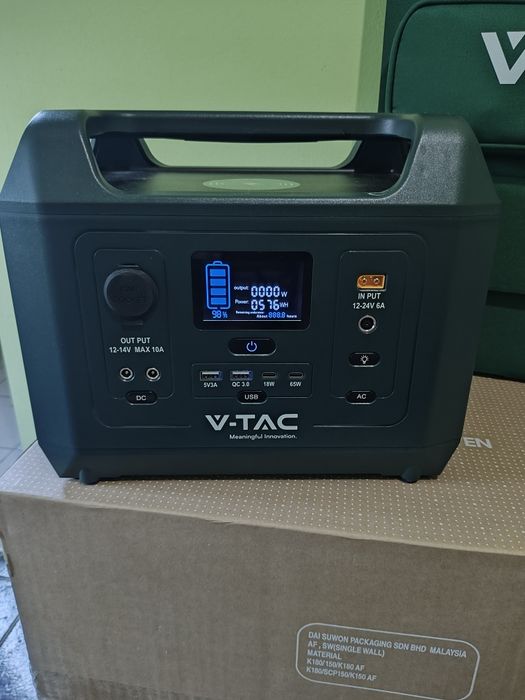 Акумулаторна соларна станция V-Tac 600W