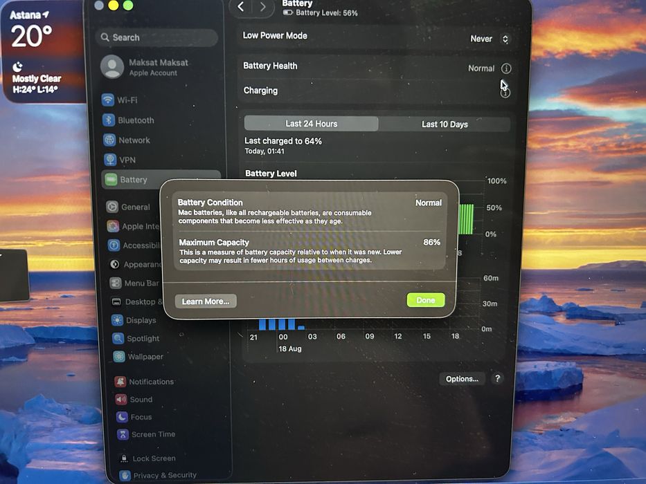 MacBook Air M2, 16 GB Ram, 1 TB