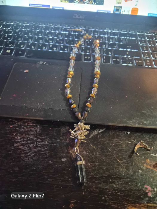 Хендмейд гердан, амулет, много красив и нежен