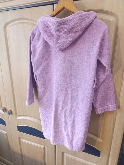 Махровый банный халат на девочку 10-12 лет