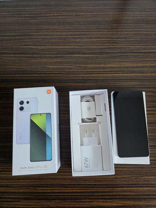 Telefon mobil Xiaomi Redmi Note 13 Pro, 8GB RAM, 256GB, 5G, Black