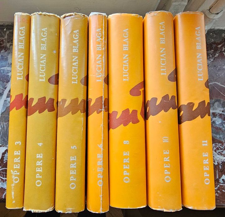 Lot 11 volume Lucian Blaga (7 din seria Opere ed Minerva) si 4 alte volume