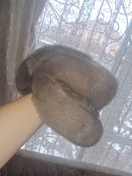 Продам шапку натуральный мех