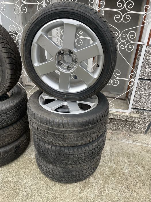 Джанти  5 броя 5*112 с гуми 225/50/17 за Audi