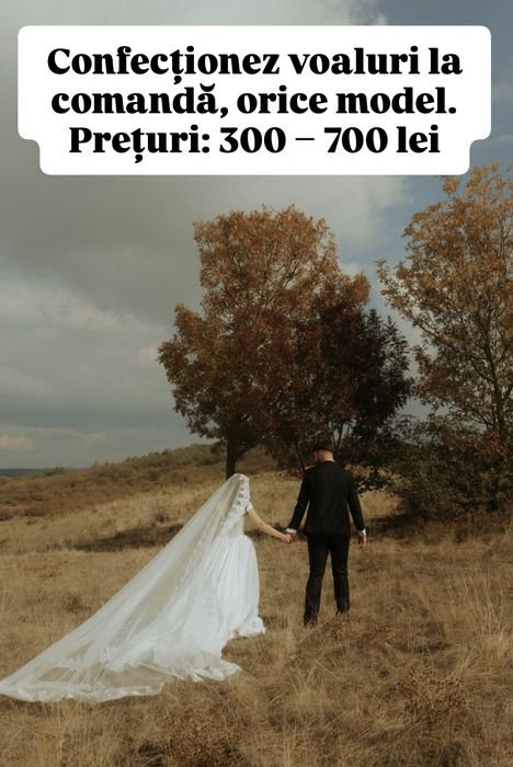 Realizez voaluri de Mireasă la comanda