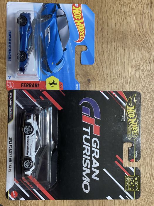 Hot Wheels Porsche 911 GT3 RS(992) Ferrari SF90 Sradale Arad • OLX.ro