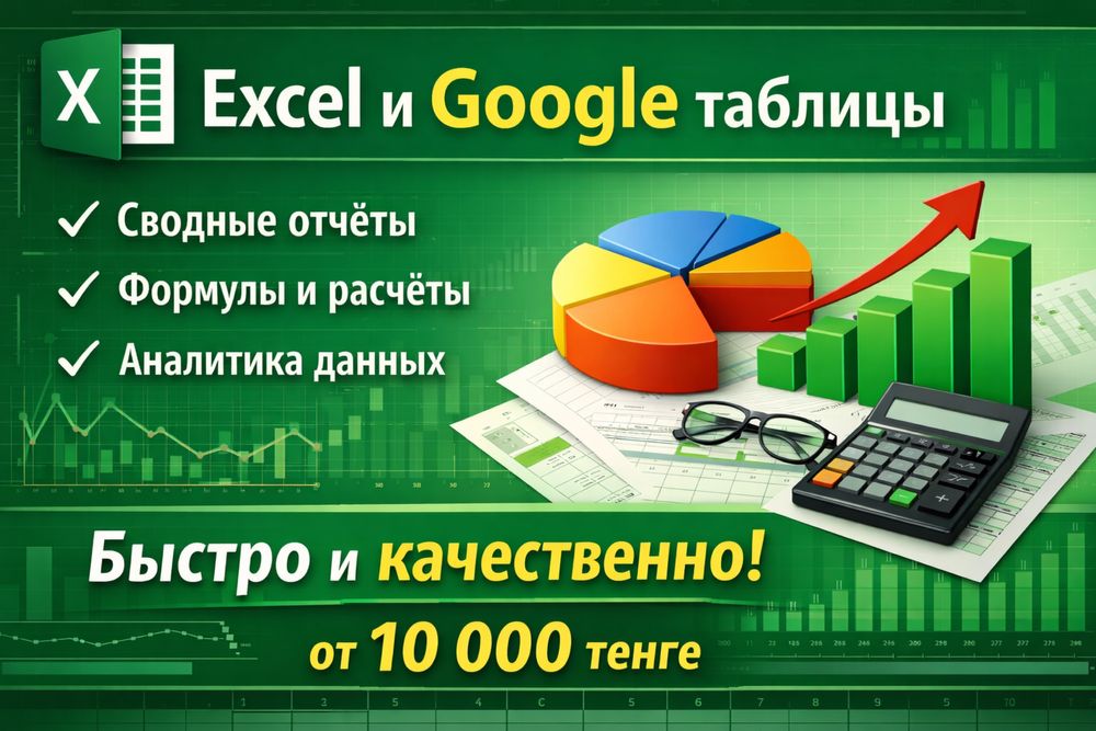 Excel и Google таблицы на заказ