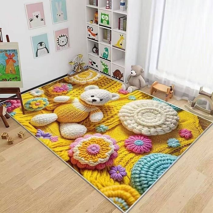 Коврик для детской комнаты с 3 D рисунком