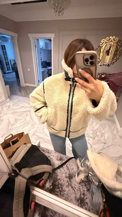 Меховой авиатор ZARA