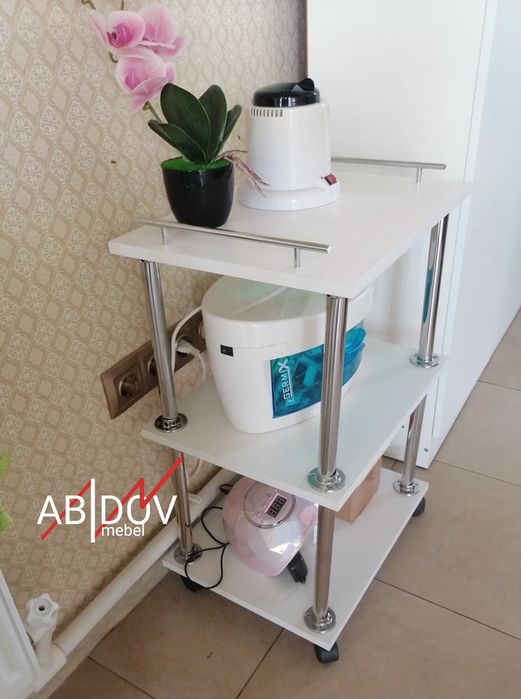 Тележка помощница для салона красоты и косметологии от производителя.