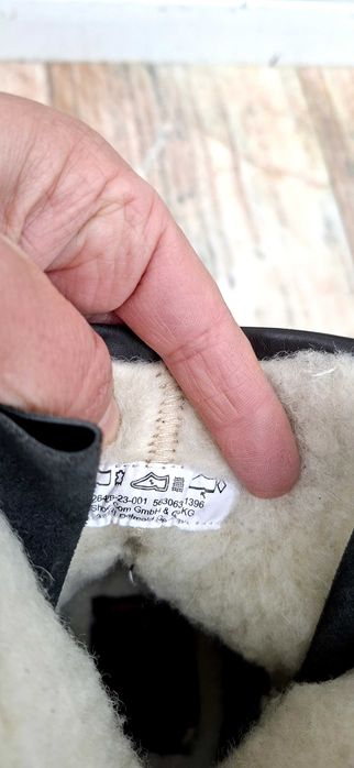 Ghete negre piele imblanite s.Oliver 39