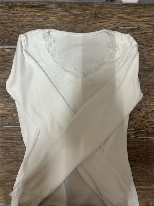 Новы лонгслив белый