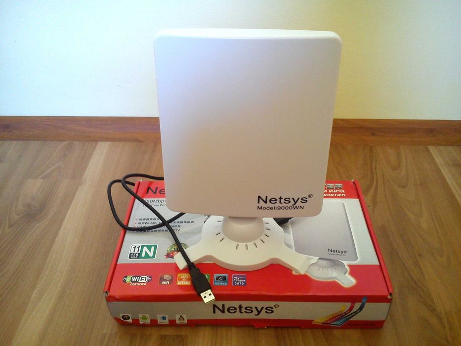 Antena WiFi Netsys 9000WN 98dBi de mare putere