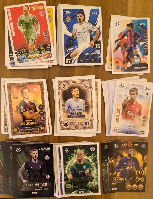 Match attax 25/26 cards