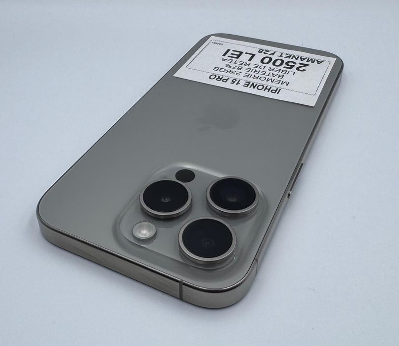 Amanet F28: Iphone 15 Pro 256GB
