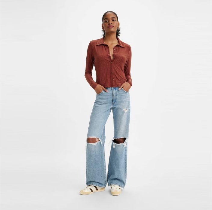 Levi's baggy bootcut jeans