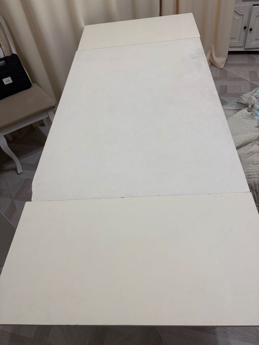 белый стол раздвижной